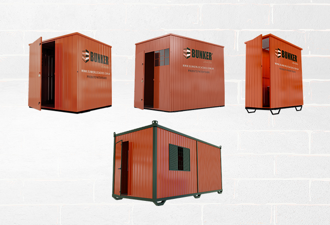 Linha de Containers - Bunker Locações